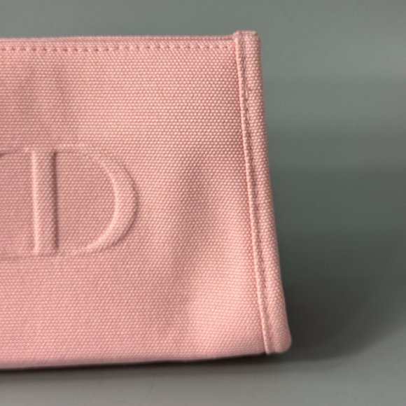 Dior Beauty Pink Cosmetic Pouch Makeup Bag/Clutch - Picture 3 of 14